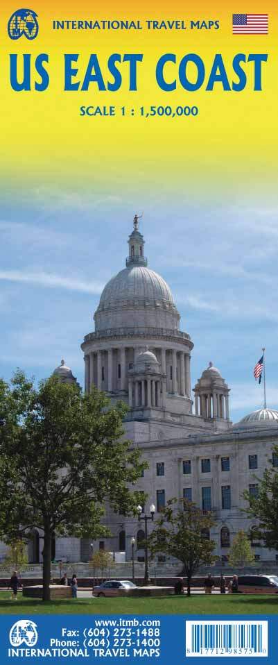 US East Coast Road Map by ITMB (2024)