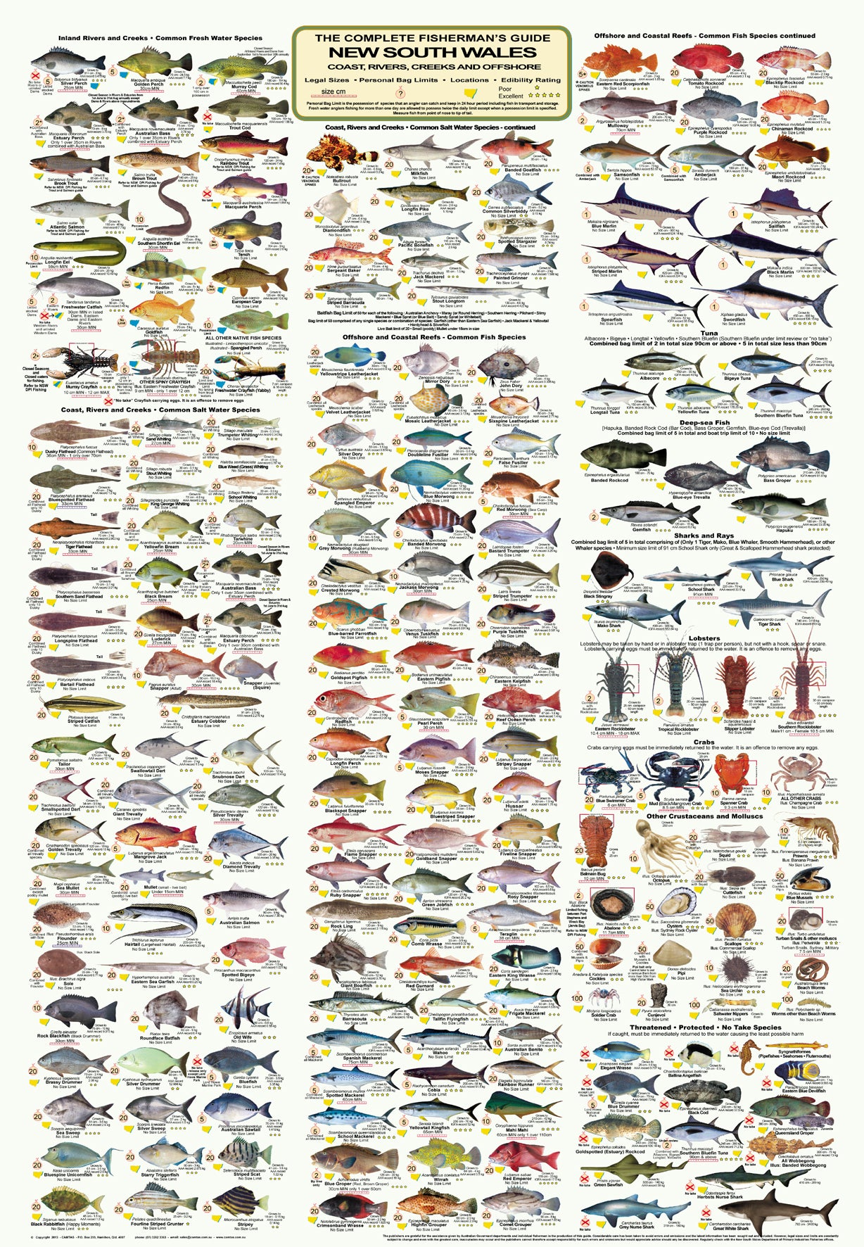 Buy The Complete Fisherman's Guide New South Wales – The Chart