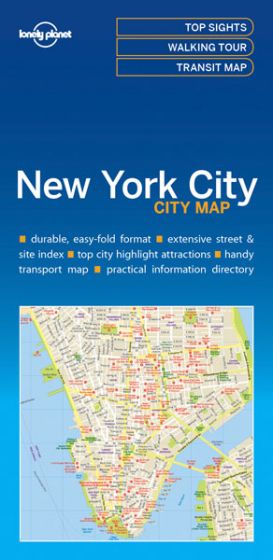 Buy Lonely Planet New York City Road Map (1st Edition) by Lonely Planet  (2017) – The Chart & Map Shop