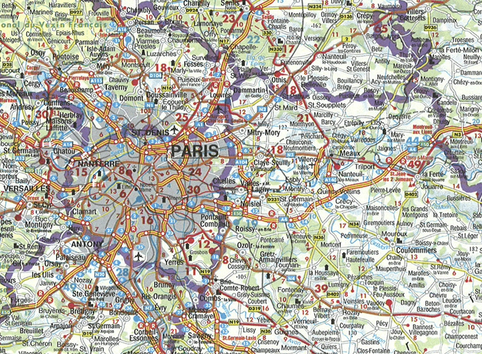 Buy France Road Map by Freytag & Berndt (2008) The Chart & Map Shop