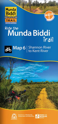 Munda Biddi Trail Map 6: Shannon River to Kent River (2022)