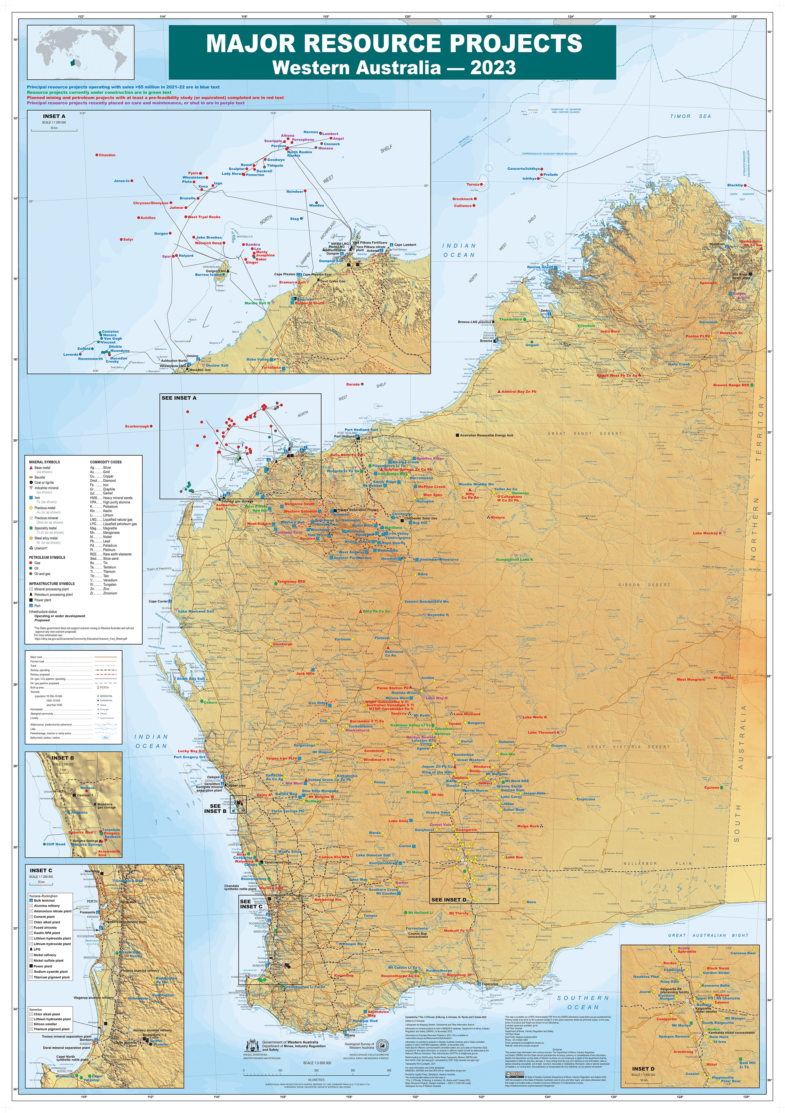 Major Resource Projects Western Australia 2023