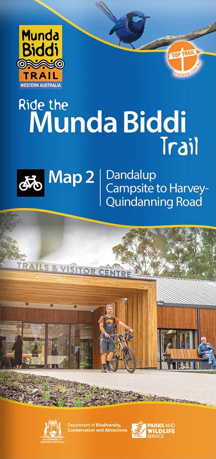 Munda Biddi Trail Map 2: Dandalup Campsite to Harvey-Quindanning Road (2022)
