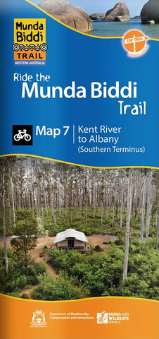 Munda Biddi Trail Map 7: Kent River to Albany (2022)