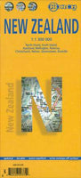 New Zealand Folded Travel Map (8th Edition) by Borch Map (2011)