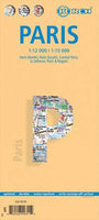 Paris (13th Edition) City Map by Borch Map (2012)