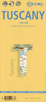 Tuscany Road Map (11th Edition) by Borch Map (2014)