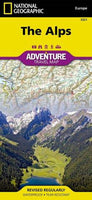 Alps Adventure Road Map by National Geographic