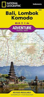 Bali, Lombok & Komodo Adventure Road Map by National Geographic