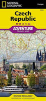 Czech Republic Adventure Road Map by National Geographic