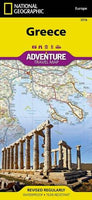 Greece Adventure Travel Road Map (1st Edition) by National Geographic