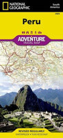 Peru Adventure Road Map by National Geographic