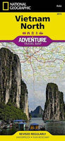 Vietnam, North Adventure Road Map by National Geographic