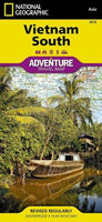 Vietnam, South Adventure Road Map by National Geographic