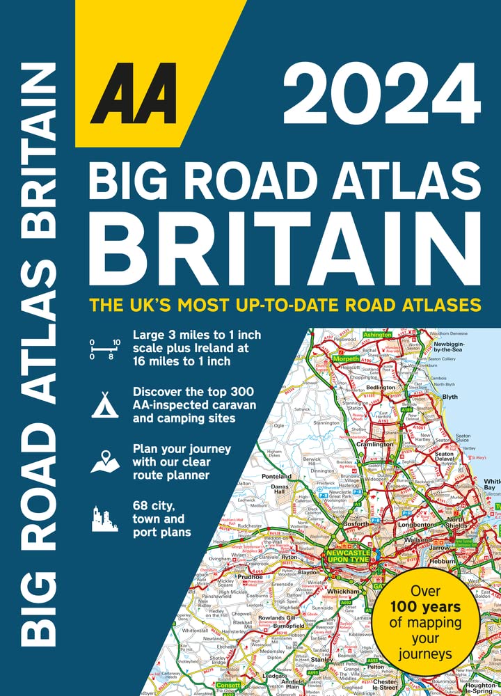 Big Road Atlas Britain by AA (2024)