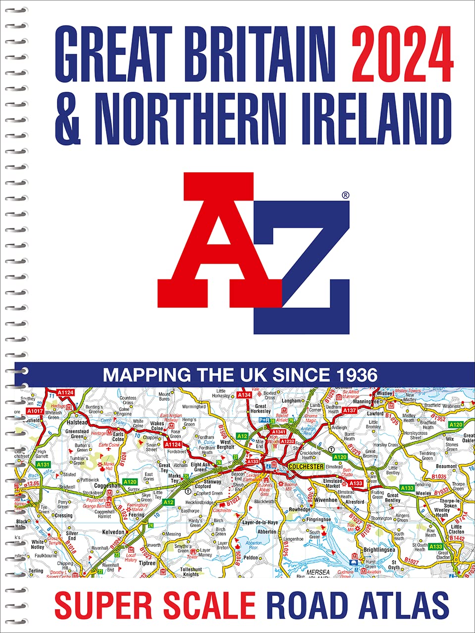 Great Britain Super Scale Road Atlas by A-Z Maps (2024)