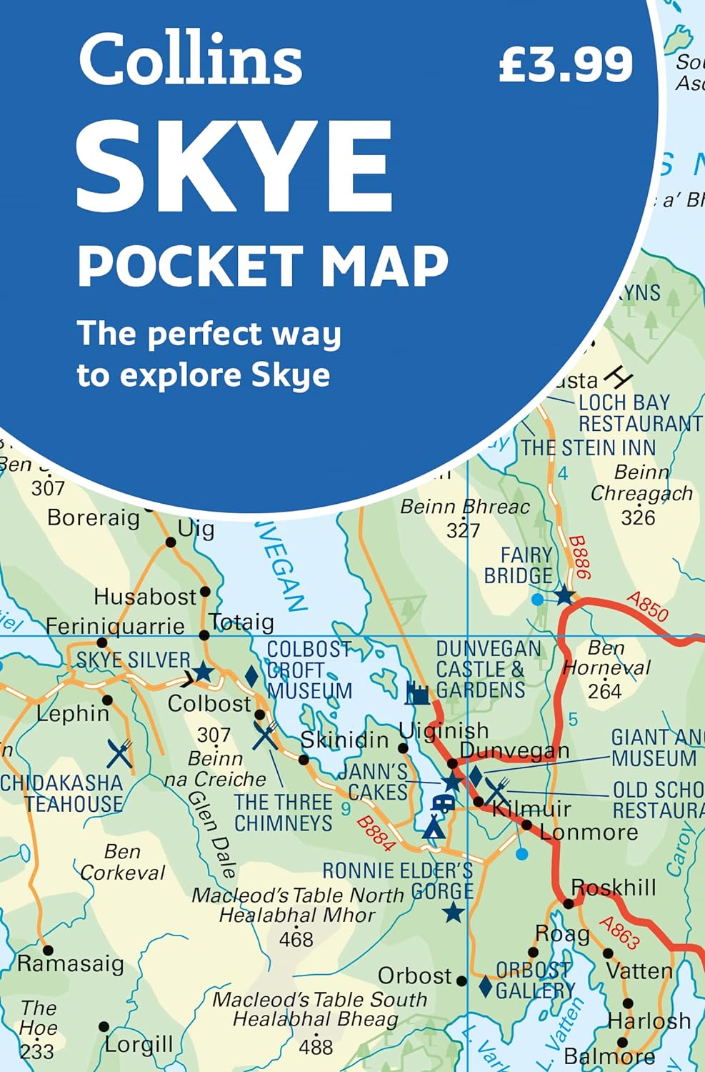 Skye Pocket Road Map by Collins Maps (2022)