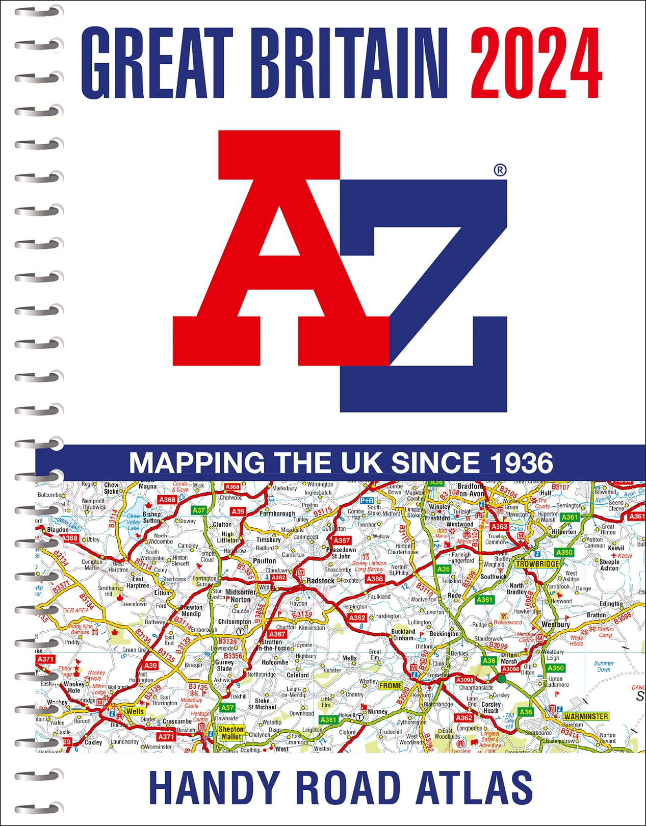Great Britain Handy Road Atlas by A-Z Maps (2024)