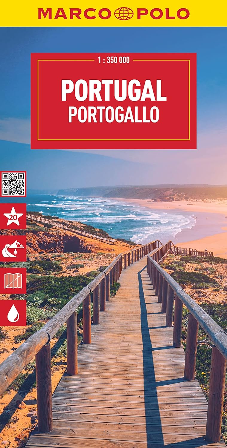 Portugal Road Map by Marco Polo (2023)