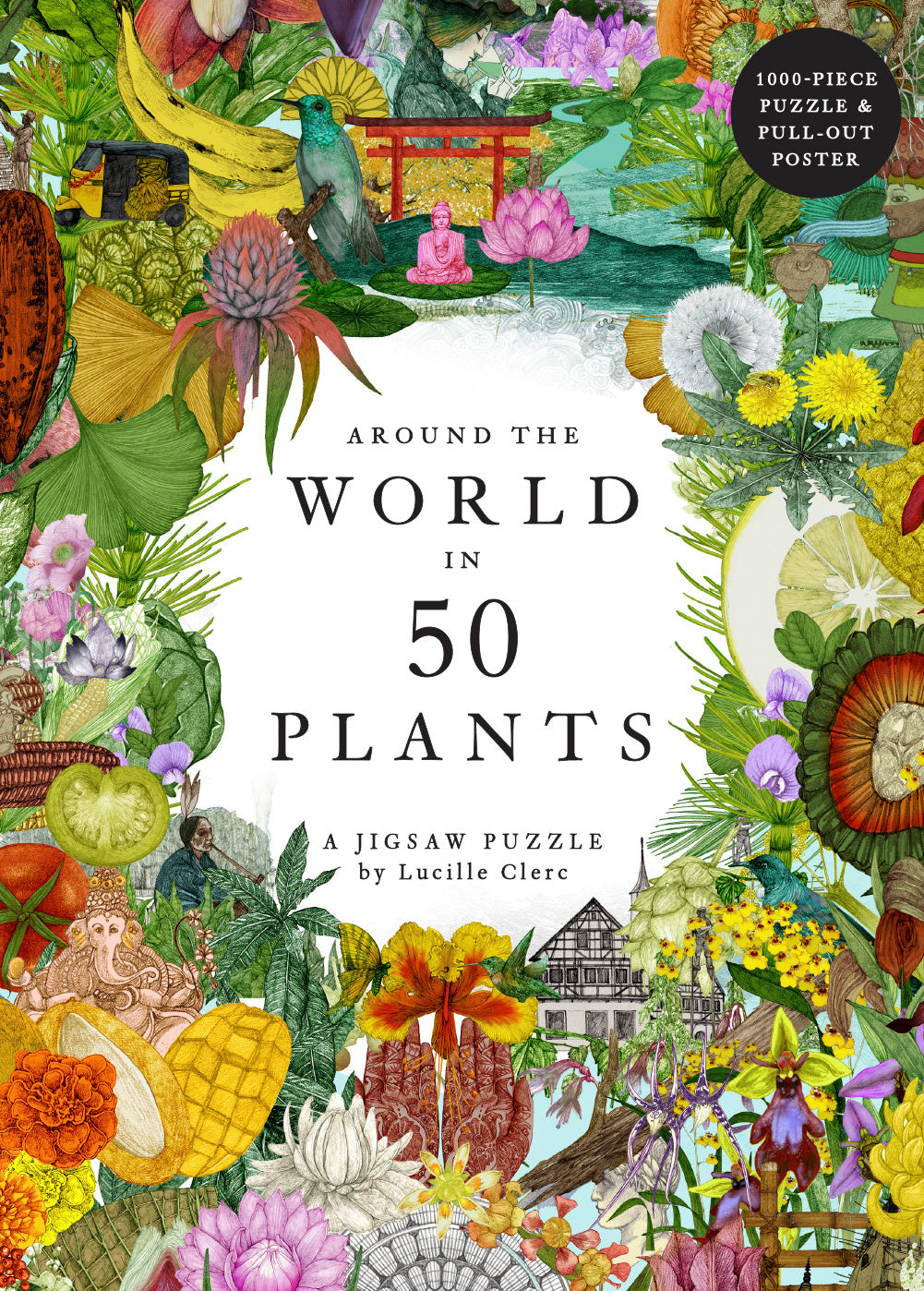Around the World in 50 Plants: 1000 Piece Jigsaw Puzzle