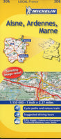 France Aisne Ardennes Marne by Michelin (306 Local)