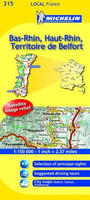France Bas-Rhin Haut-Rhin Territoire de Belfort by Michelin (315 Local)
