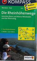 Germany Die Rheinhohenwege by Kompass