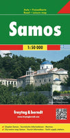 Samos Road + Leisure Map by Freytag & Berndt