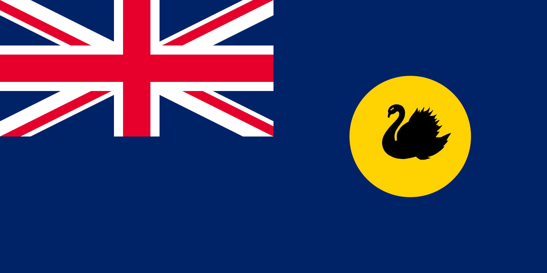 Western Australia Flag 2ft x 1ft