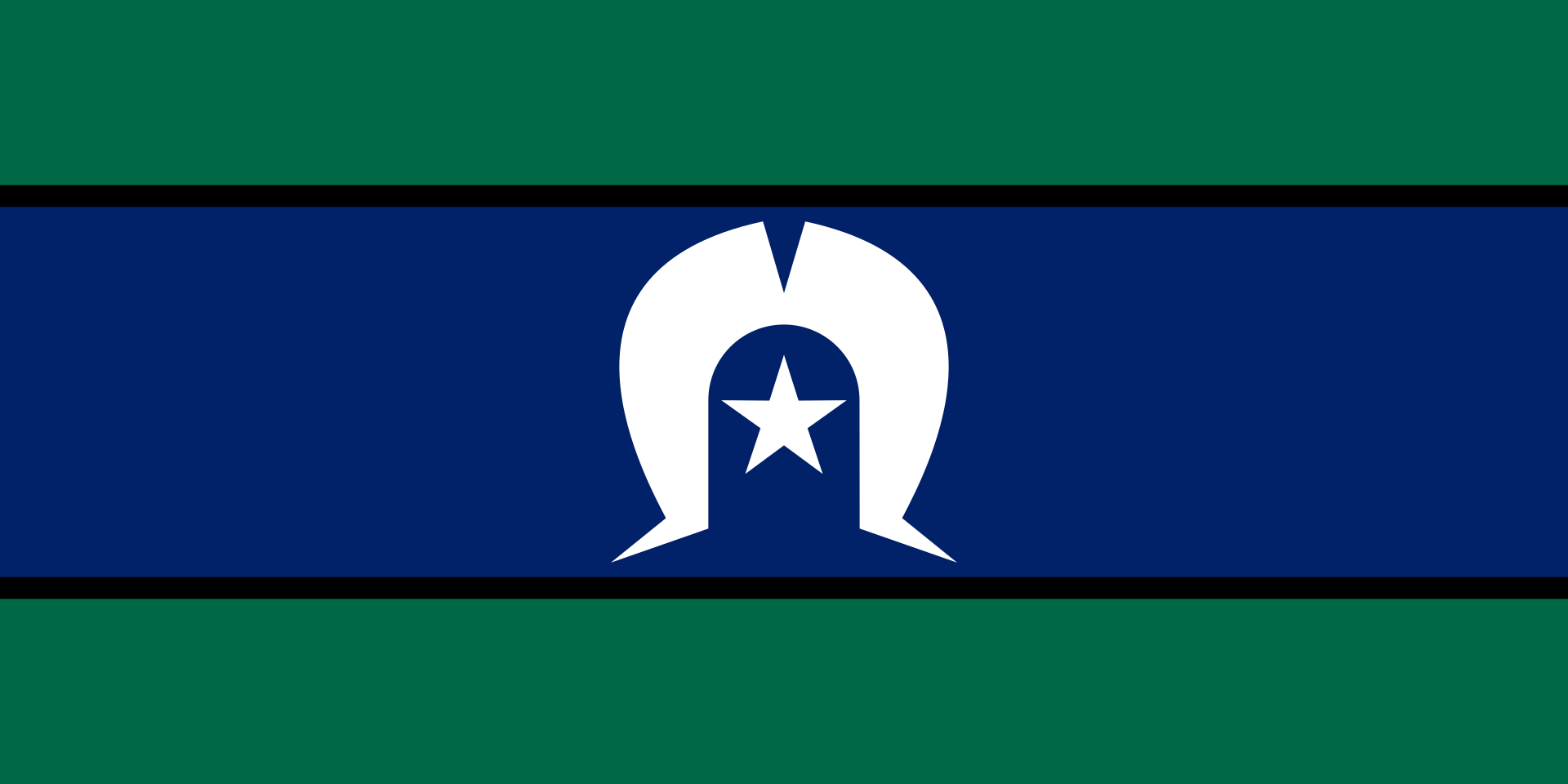Torres Strait Flag 6ft x 3ft
