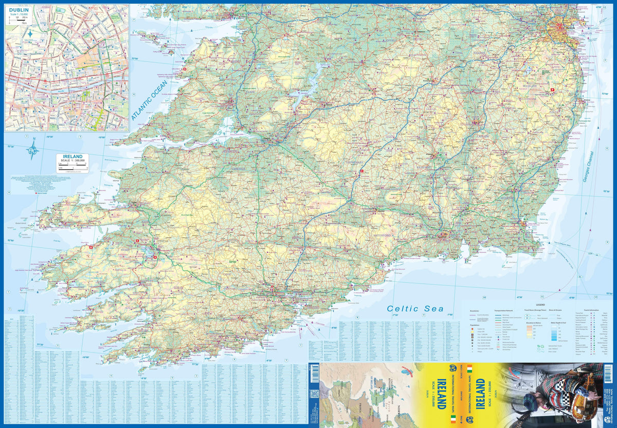 Buy Ireland Road Map by ITMB (2023) – The Chart & Map Shop