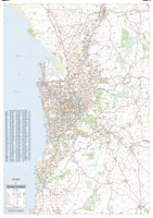 Adelaide Supermap Wall Map by Hema Maps
