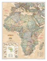 Africa Executive Large Wall Map by National Geographic