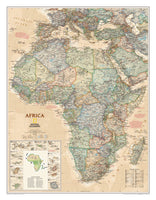 Africa Executive Wall Map by National Geographic