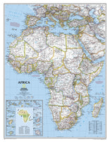 Africa Large Wall Map by National Geographic