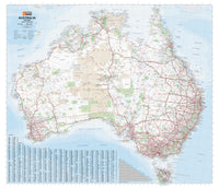 Australia Super Wall Map by Hema Maps