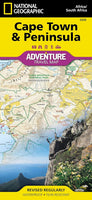 Cape Town & Peninsula, South Africa Adventure Map: by National Geographic