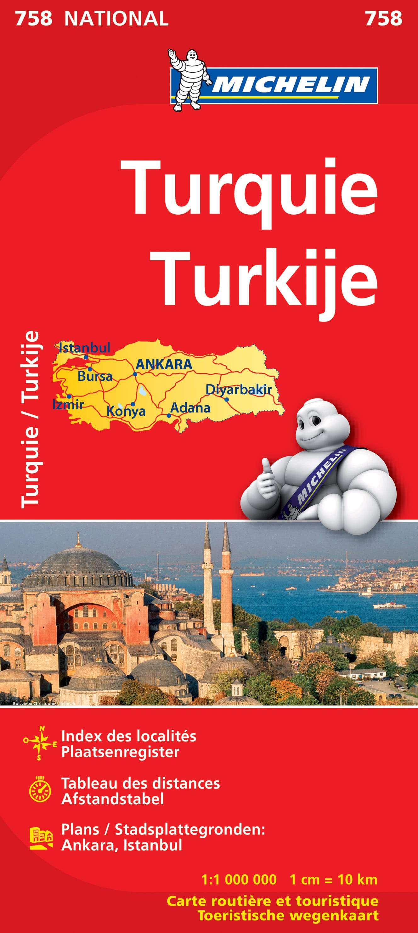 Turkey Road Map 758 by Michelin Maps (2023)