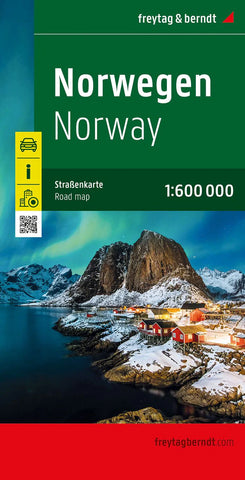 Norway Road Map by Freytag & Berndt (2022)