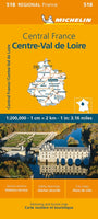 Centre-Val de Loire Road Map by Michelin
