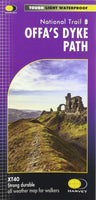 Offa's Dyke Path XT40 Hiking Map by Harvey Maps (2020)
