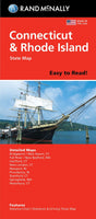 Connecticut & Rhode Island Road Map by Rand McNally