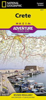 Crete Adventure Road Map by National Geographic