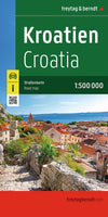 Croatia Road Map by Freytag & Berndt (2025)