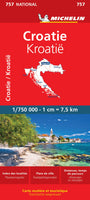 Croatia Road Map by Michelin