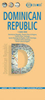 Dominican Republic Road Map by Berndtson & Berndtson