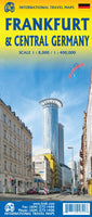 Frankfurt & Central Germany Road Map by ITMB (2023)