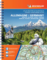 Germany, Benelux, Austria, Switzerland & Czech Republic Tourist and Motoring Atlas by Michelin