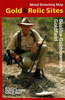 Gold and Relic Sites - Bealiba-Goldsborough Goldfield - Metal Detecting Map - Doug Stone - Outdoor Press