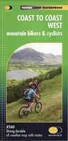 Coast to Coast West Mountain bikers & Cyclists (XT60) by Harvey Maps
